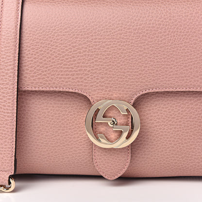 Gucci Dollar Calfskin Interlocking G Top Handle Shoulder Bag Soft Pink 9 of 9
