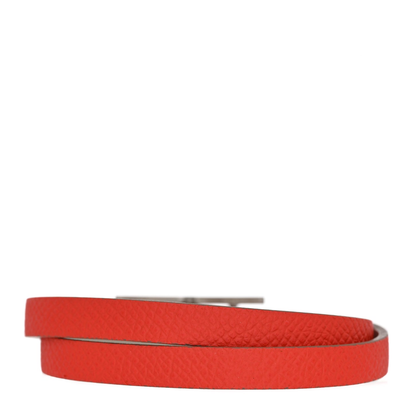 Epsom Swift Behapi Double Tour Bracelet XS Capucine Craie