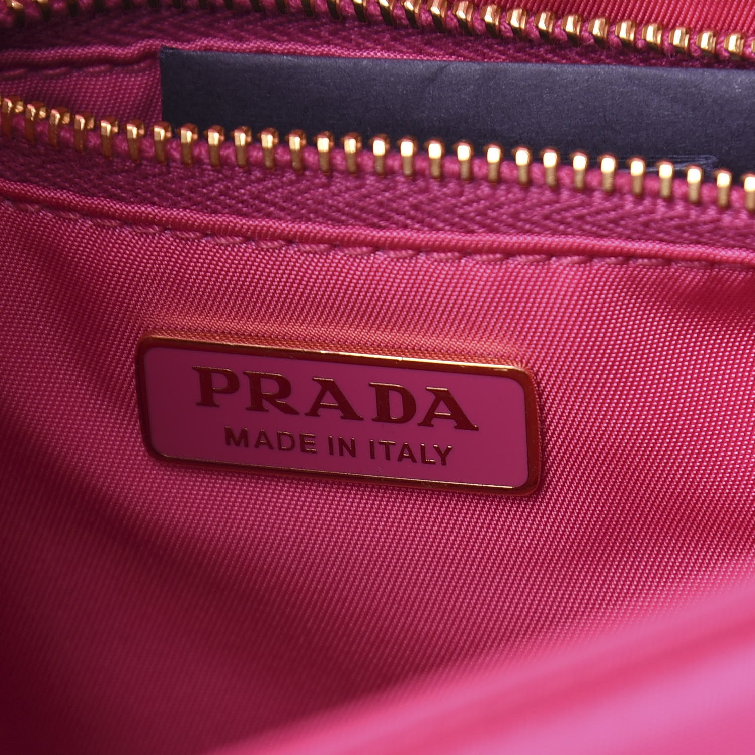 Prada Nylon Tessuto Chain Shoulder Bag Fuxia 6 of 9
