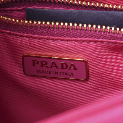 Prada Nylon Tessuto Chain Shoulder Bag Fuxia 6 of 9