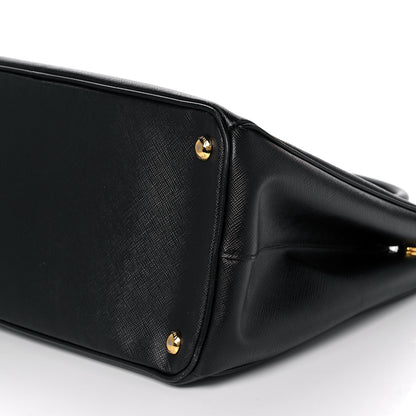 Prada Saffiano Medium Galleria Double Zip Tote Black 10 of 10