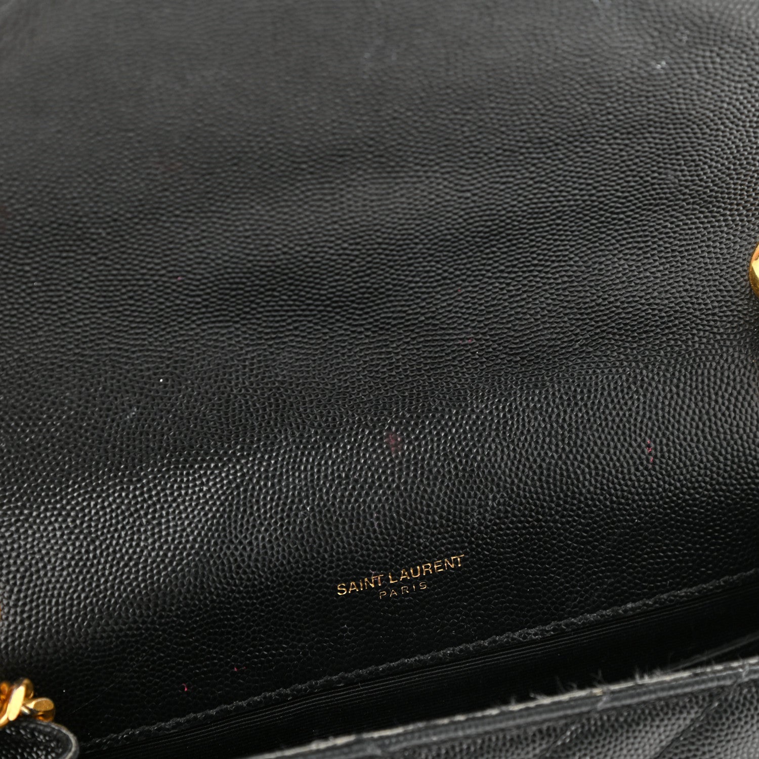 Saint Laurent Grain De Poudre Matelasse Chevron Medium Monogram Satchel Black 19 of 19