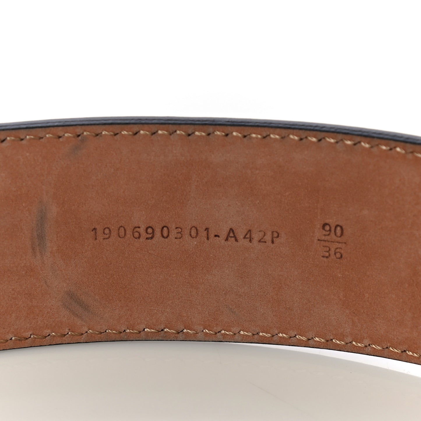 Calfskin F is Fendi FF 1974 Embossed Belt 90 36 Black