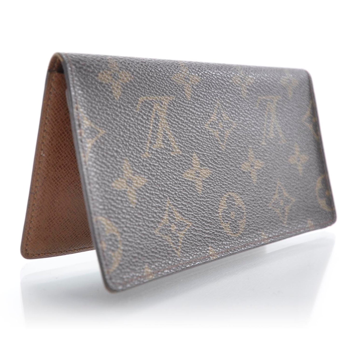 Monogram Checkbook Holder Wallet Cover