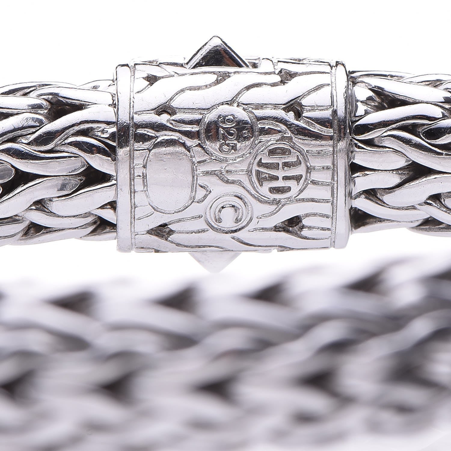 John Hardy Sterling Silver Black Sapphire Classic Chain Bracelet M 4 of 6