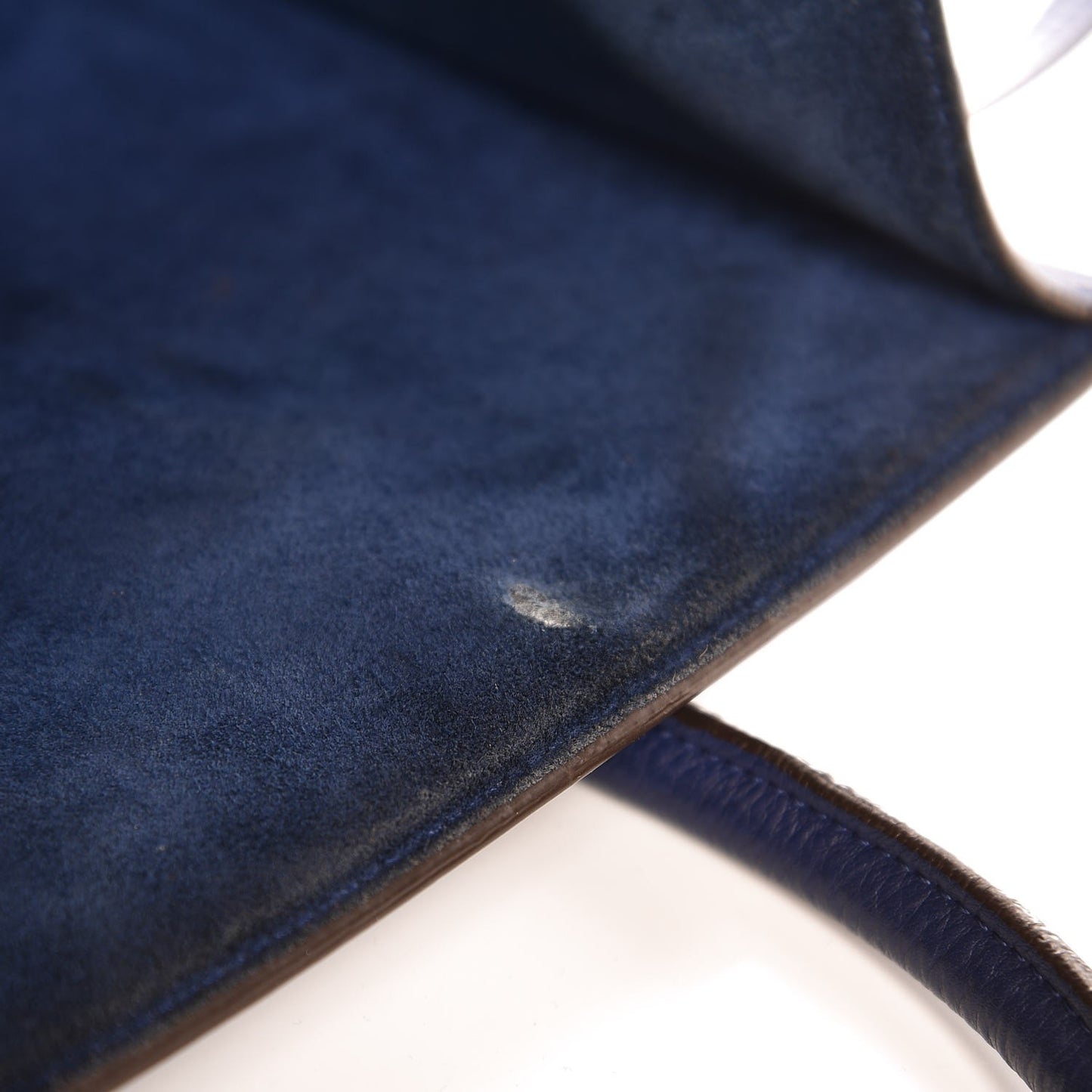 Supple Calfskin Medium Phantom Luggage Indigo