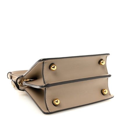 Fendi Shiny Nappa Petite Peekaboo I SEE U Satchel Tortora 4 of 11