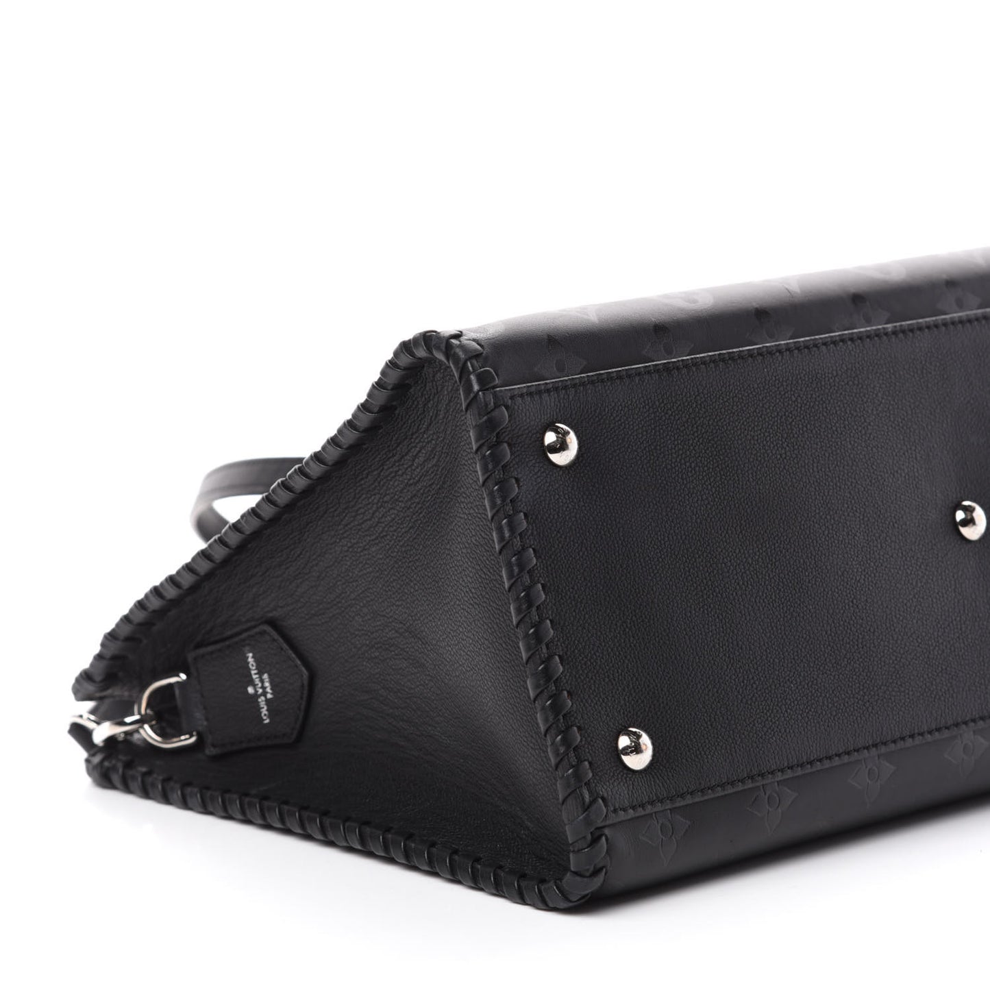 Monogram Cuir Plume Very Zipped Tote Black