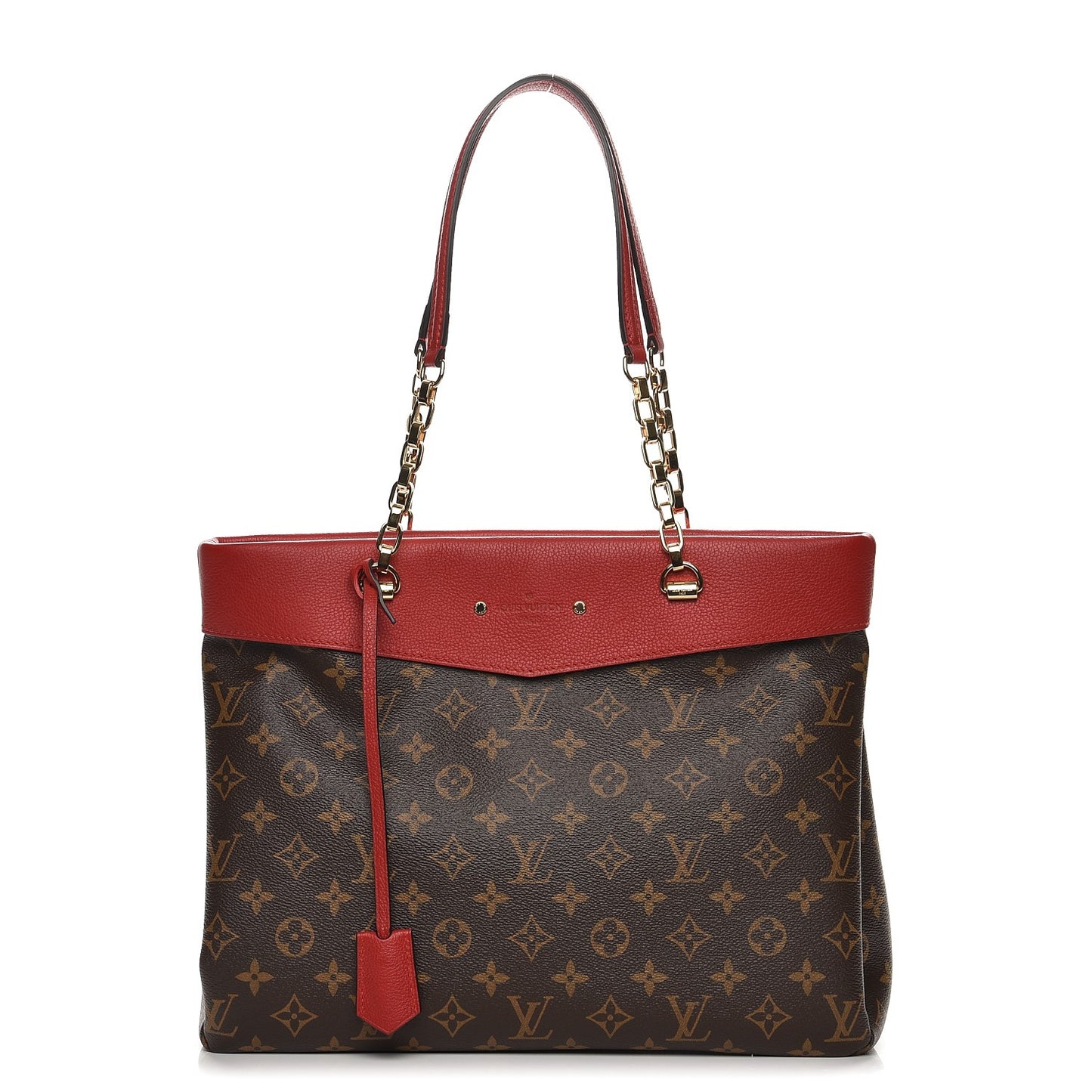 Monogram Pallas Shopper Cherry