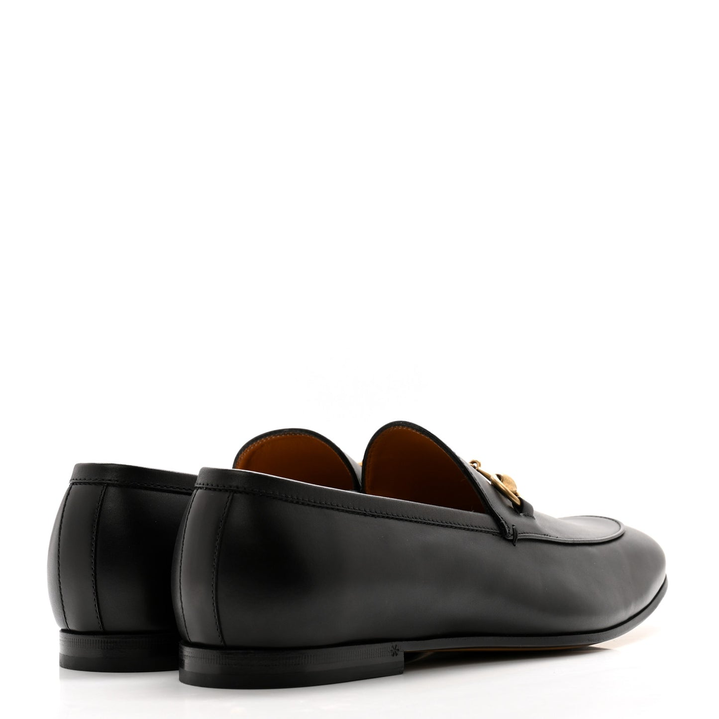 Calfskin Horsebit Mens Jordaan Loafers 8.5 Black