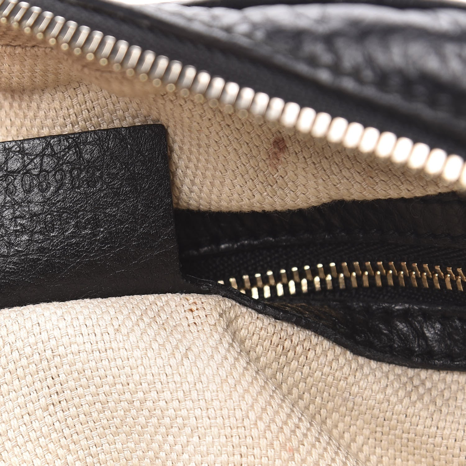 Gucci Pebbled Calfskin Small Soho Bowler Black 7 of 13