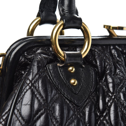 Marc Jacobs Calfskin Quilted Stam Black 9 of 12