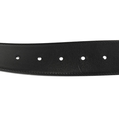 Gucci Plutone Calfskin Palladium Double G 40mm Belt 85 34 Black 5 of 9