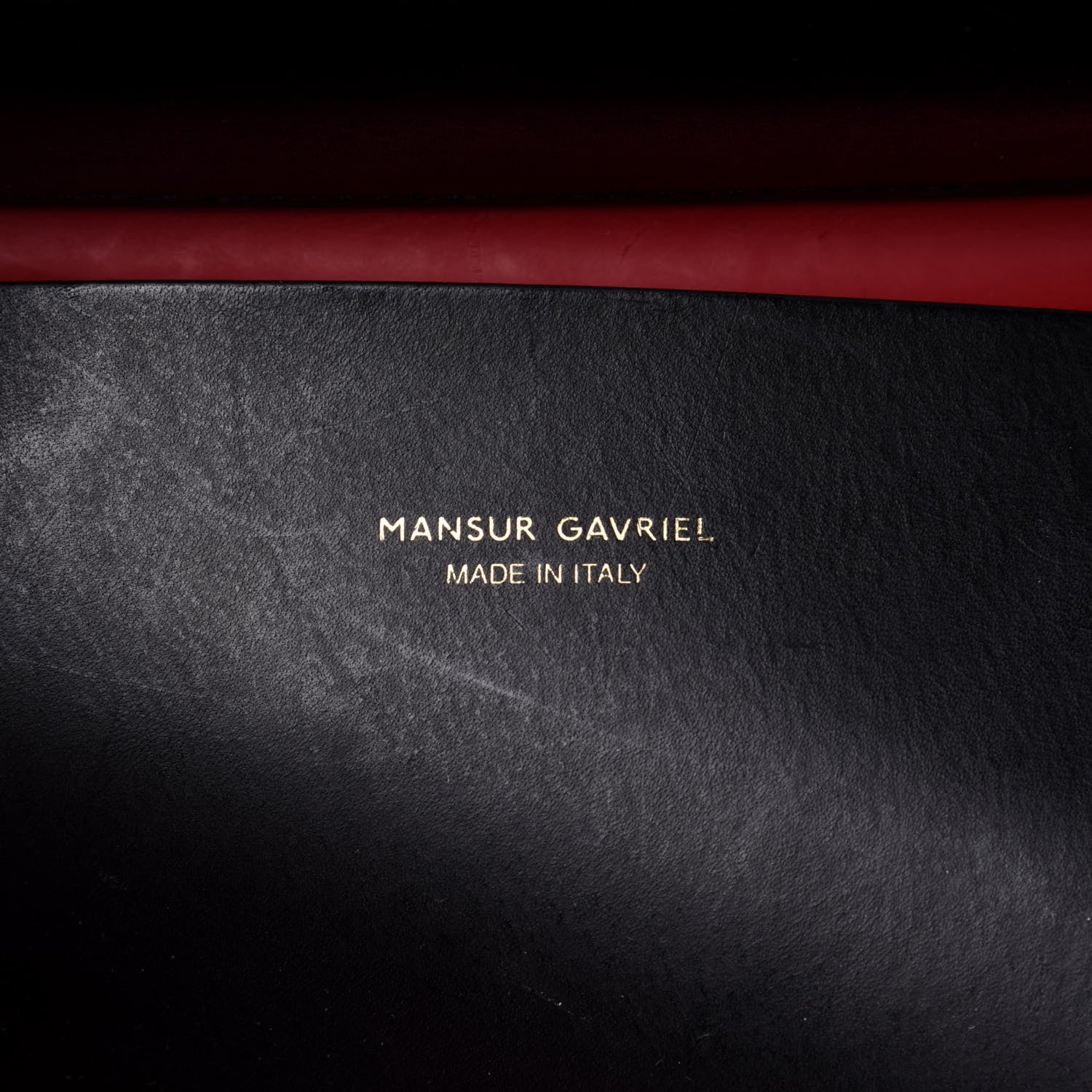 Mansur Gavriel Calfskin Lady Bag Black Flamma 6 of 12