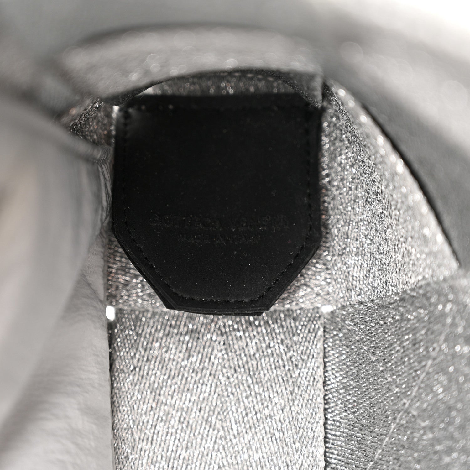 Bottega Veneta Webbing Maxi Intrecciato Cassette Bag Silver 8 of 15