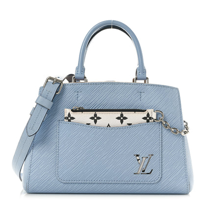Louis Vuitton Epi Marelle Tote BB Bleu Nuage 1 of 8