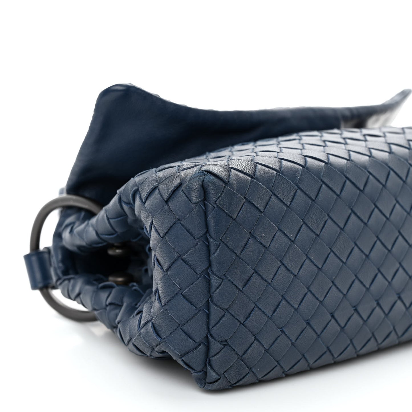 Nappa Intrecciato Crossbody Denim