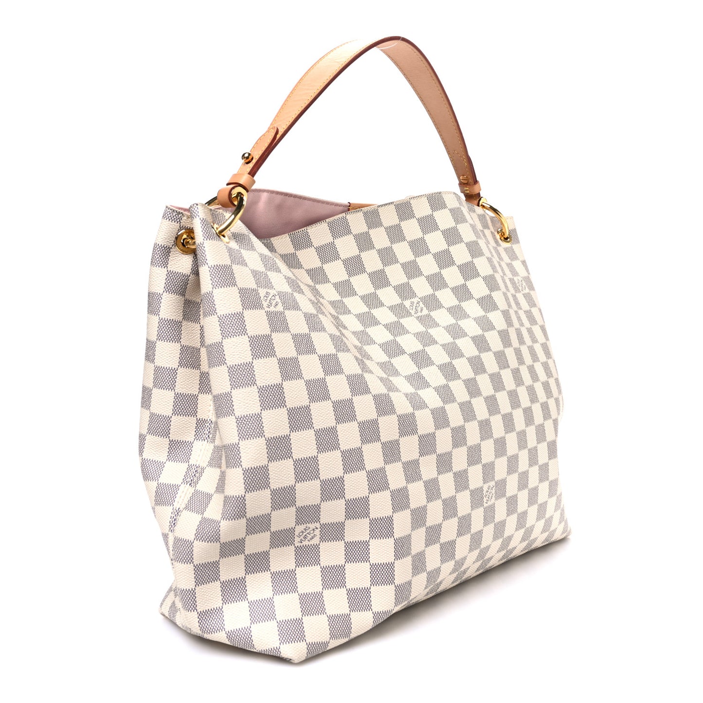 Damier Azur Graceful MM Rose Ballerine