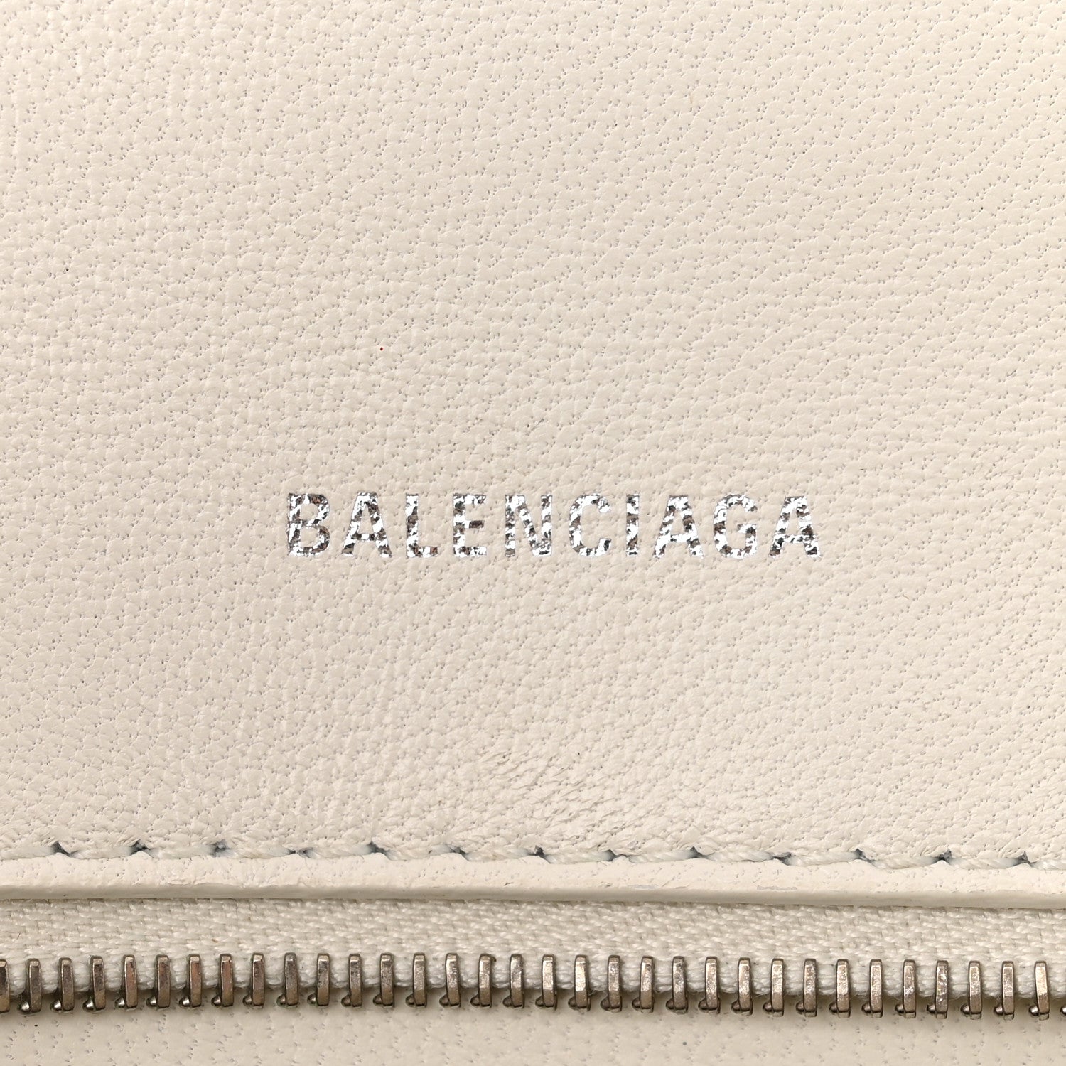 Balenciaga Grained Calfskin Small Hourglass Top Handle Bag White 6 of 16