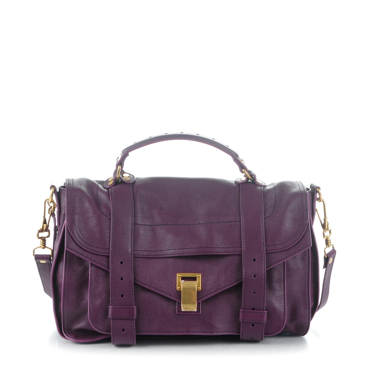 Lambskin Medium PS1 Satchel Grape Jam