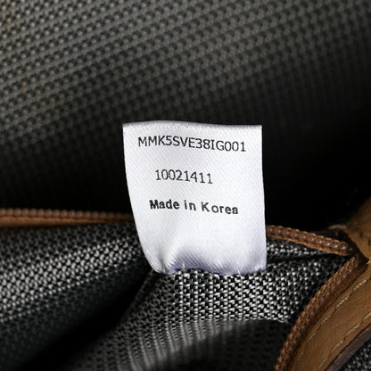 MCM Visetos Medium Studded Stark Backpack Beige 7 of 10