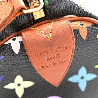 Louis Vuitton Monogram Multicolor Speedy 30 Black 6 of 13