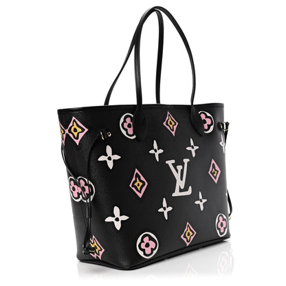 Louis Vuitton Monogram Giant Wild At Heart Neverfull MM Black 3 of 5