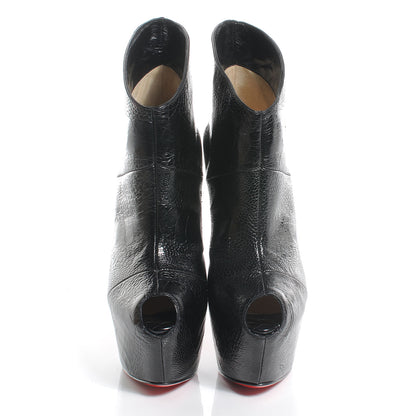 Christian Louboutin Ostrich Claw Lady Daf 160 Ankle Booties 37 Black 2 of 7