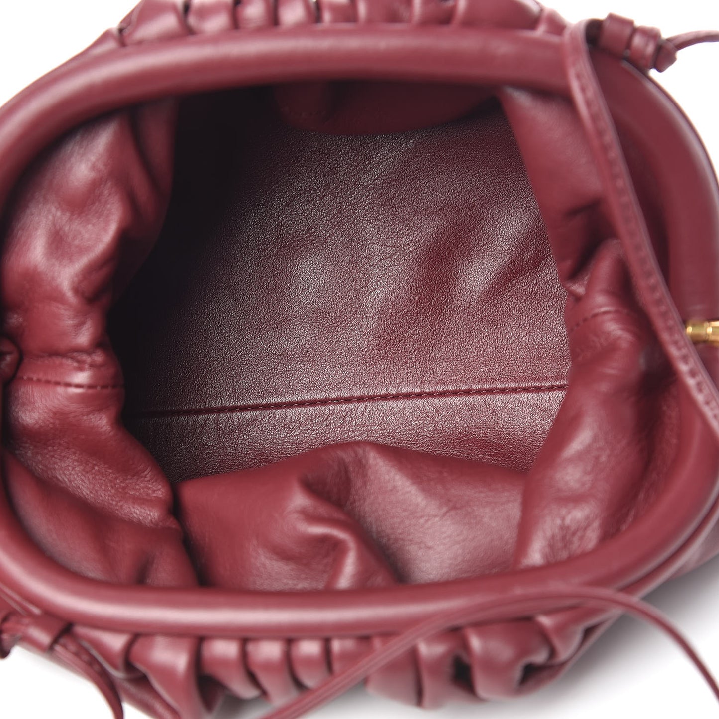 Butter Calfskin The Mini Pouch Bordeaux