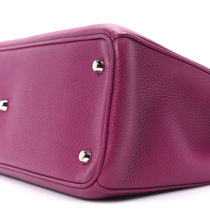 Christian Dior Bullcalf Large Diorissimo Tote Toxic Purple 11 of 11