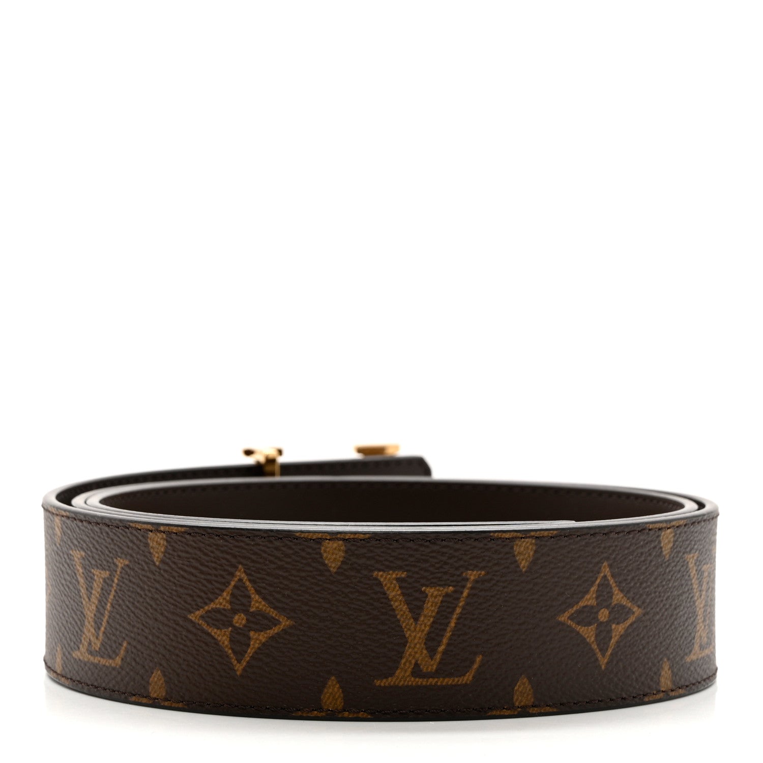 Louis Vuitton Calfskin Monogram 40mm LV Initiales Reversible Belt 100 40 2 of 6