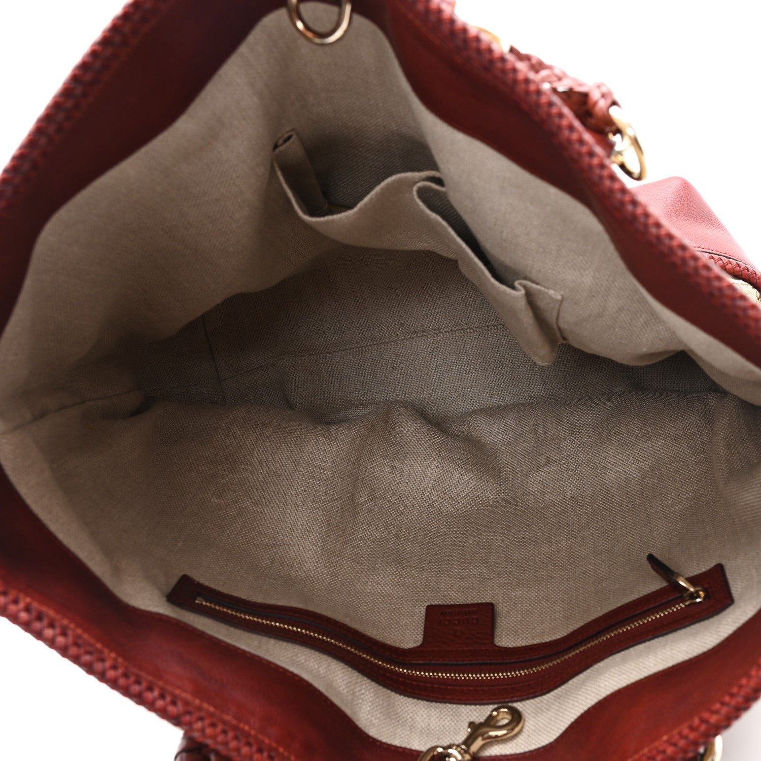 Gucci Monogram Medium Marrakech Tote Red 5 of 11