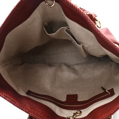 Gucci Monogram Medium Marrakech Tote Red 5 of 11