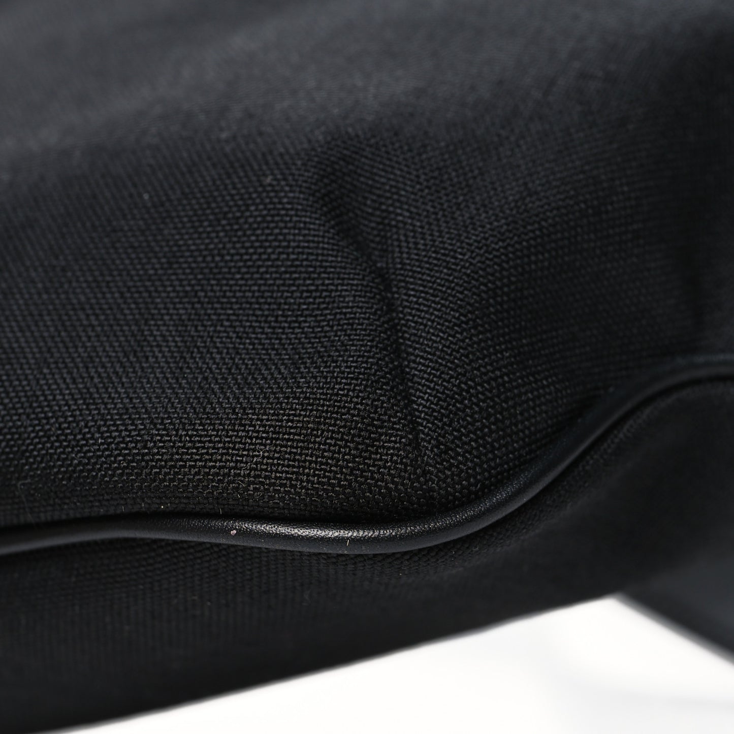 Canvas Monogram Belt Bag Black