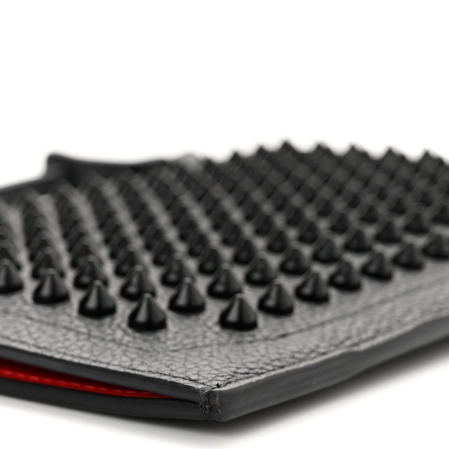 Christian Louboutin Empire Calfskin Spikes Loubilab Clutch Black 9 of 9