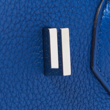 Hermes Togo Birkin 25 Bleu France 21 of 29