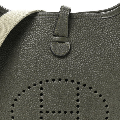 Hermes Taurillon Maurice Evelyne TPM Vert Olive Sauge 8 of 10