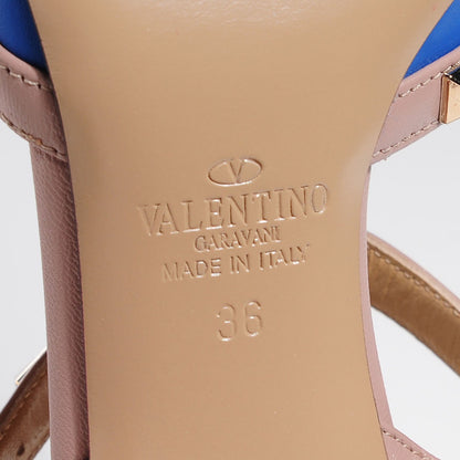 Valentino Garavani Nappa Rockstud Ankle Strap 65mm Pumps 36 Light Sapphire Poudre 6 of 6
