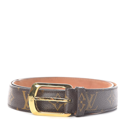 Louis Vuitton Monogram 30mm Ellipse Belt 85 34 1 of 8