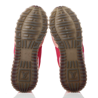 Louis Vuitton Suede Run Away Sneakers 37.5 Fuchsia Rouge 5 of 10