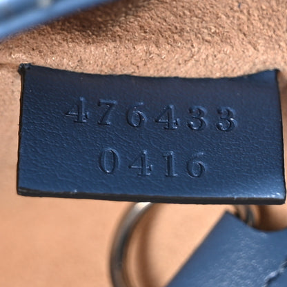 Gucci Calfskin Matelasse Aria Super Mini GG Marmont Shoulder Bag Clear Blue 7 of 11