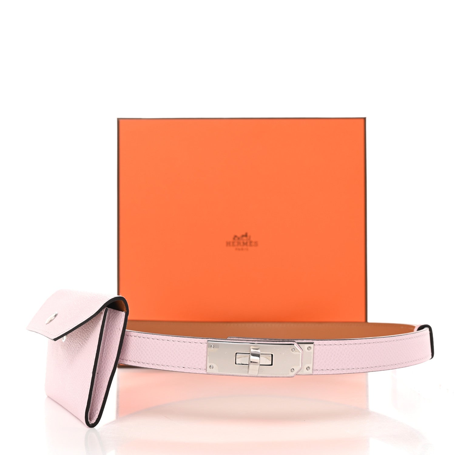 Hermes Epsom Kelly Pocket Belt Mauve Pale 8 of 8