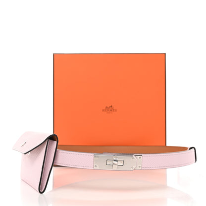 Hermes Epsom Kelly Pocket Belt Mauve Pale 8 of 8