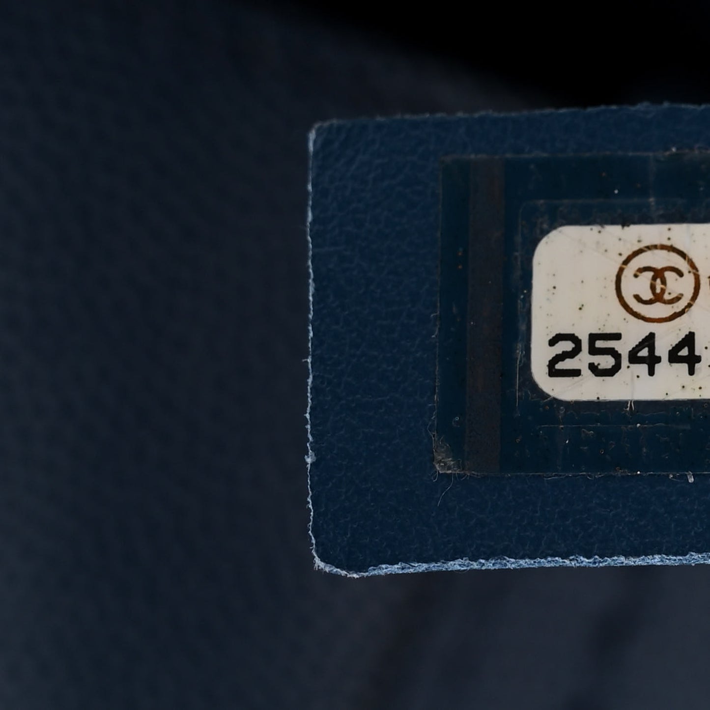 Caviar Large Studded Deauville Tote Navy