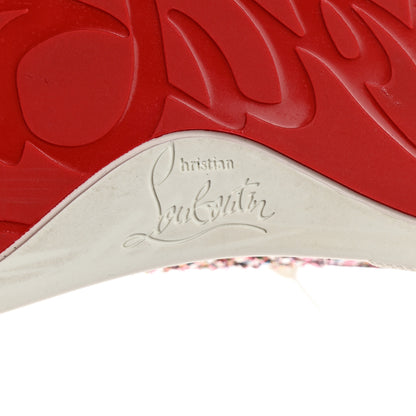 Christian Louboutin Patent Womens Vieira Spiked Flat Comete Sneakers 38.5 Multicolor 6 of 8
