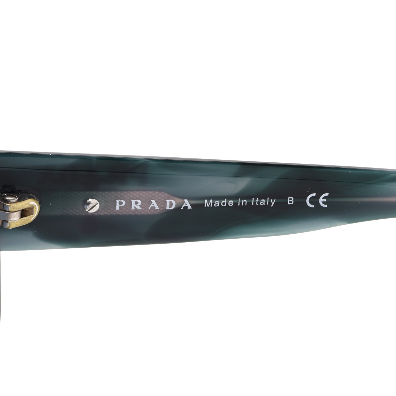 Prada Sunglasses SPR 03M Turquoise Azur 5 of 6