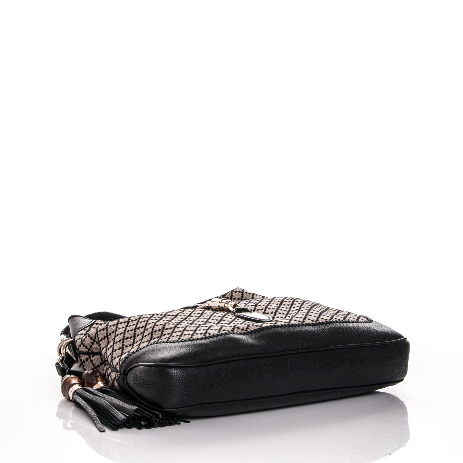Gucci Diamante Medium New Jackie Shoulder Bag Nero Black 4 of 7