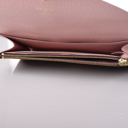 Louis Vuitton Damier Ebene Caissa Wallet Rose Ballerine 4 of 8