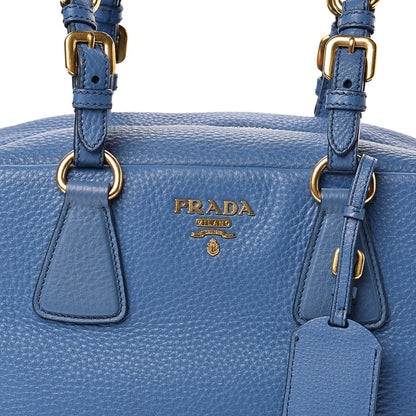 Prada Vitello Daino Bowler Cobalto 11 of 11