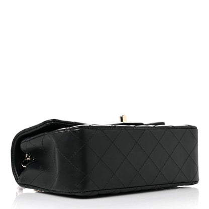 Chanel Lambskin Quilted Mini Rectangular Flap Black 4 of 10